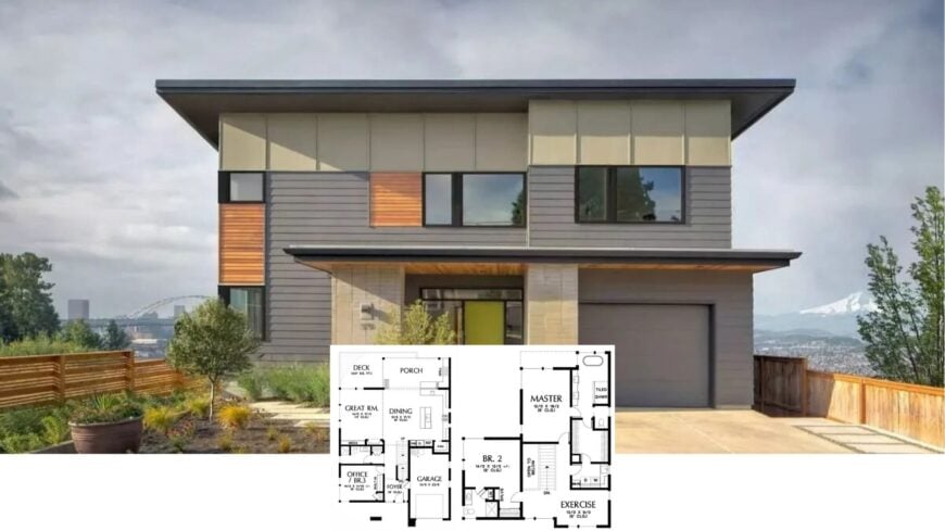 Unveiling a Bold Contemporary Home with Striking Features and Versatile Spaces