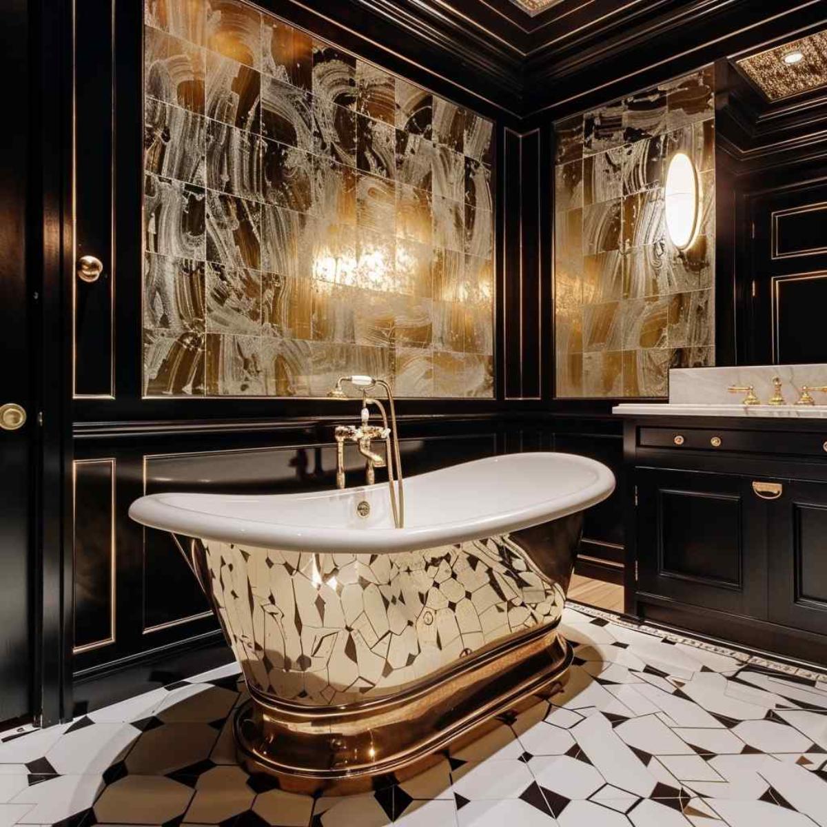 bathroom deco rococo