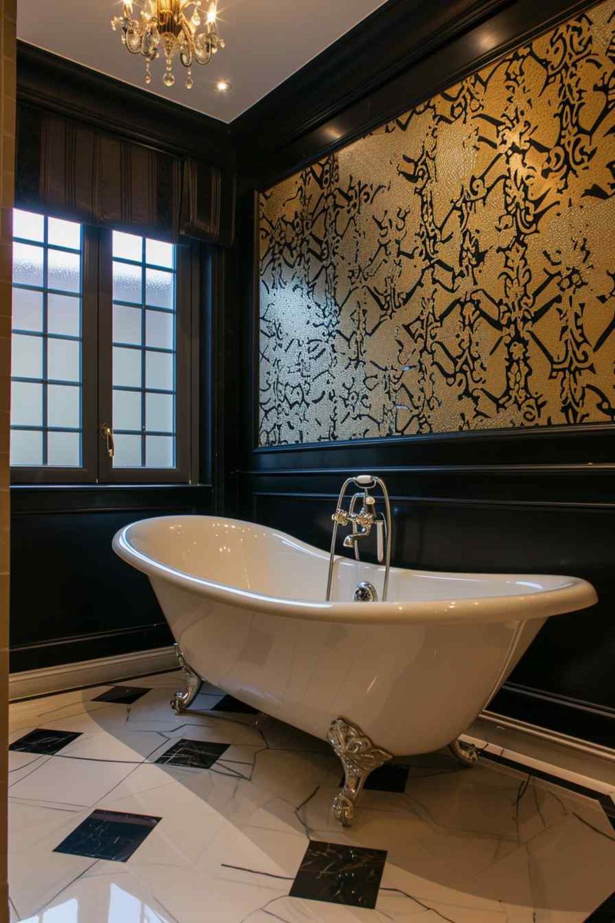 bathroom deco rococo