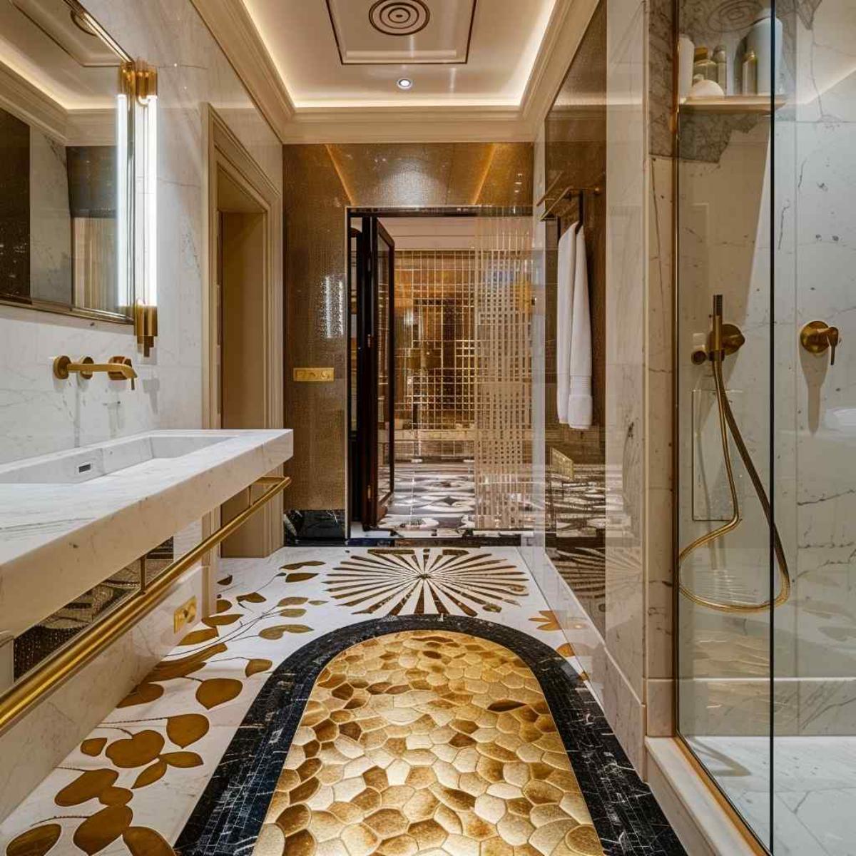 bathroom deco rococo