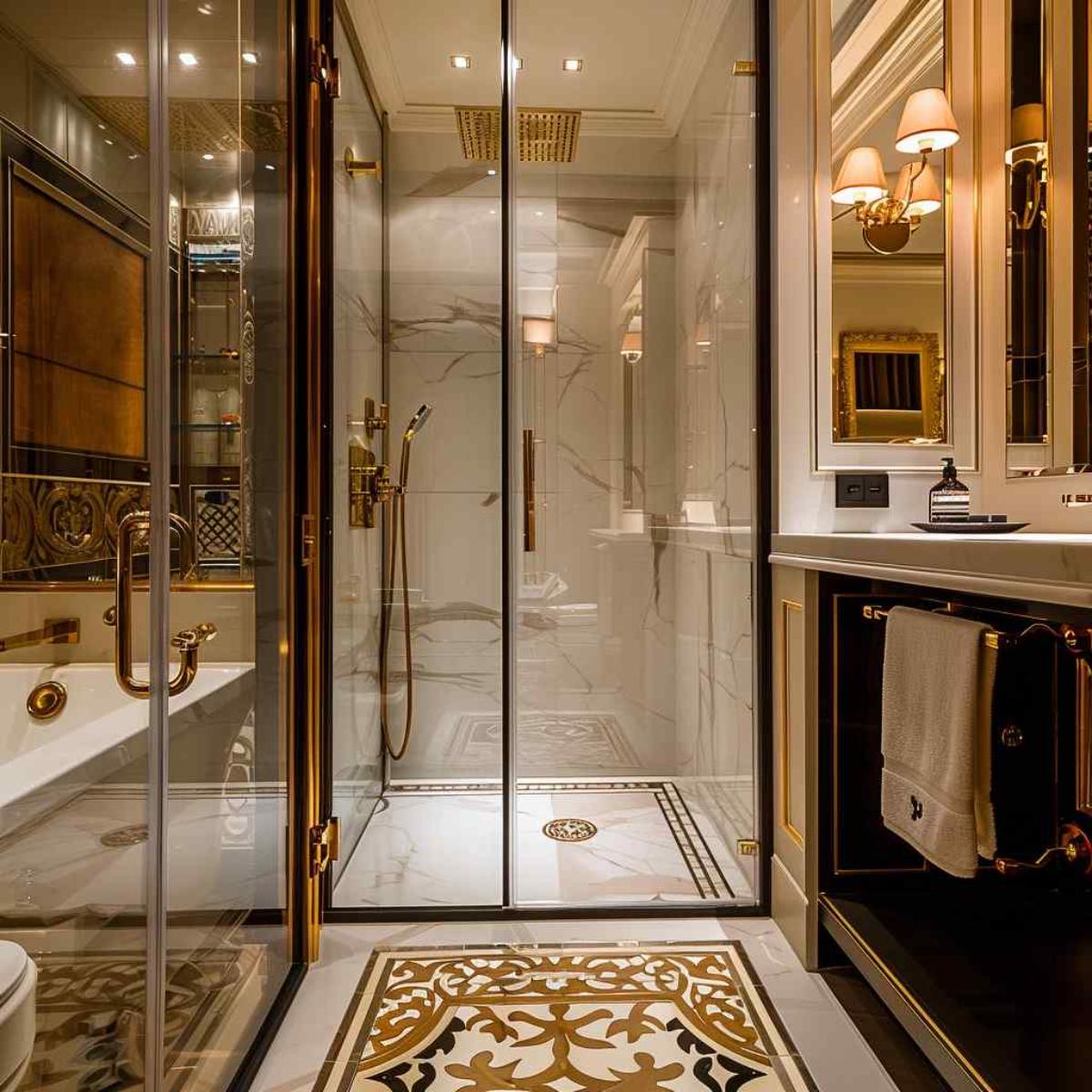 bathroom deco rococo