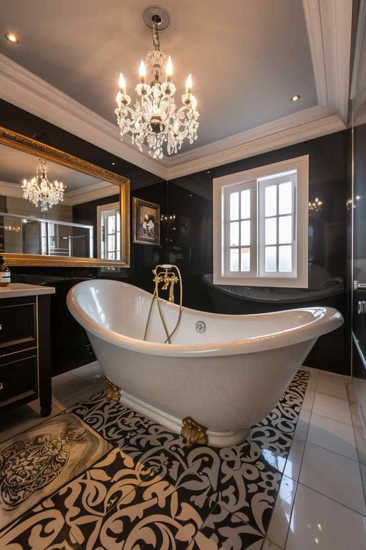 bathroom deco rococo