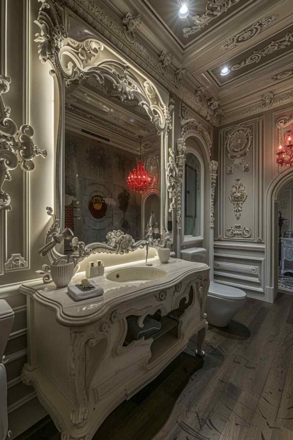 30 Bathroom Design Ideas Where Rococo Charm Meets Baroque-Gothic ...