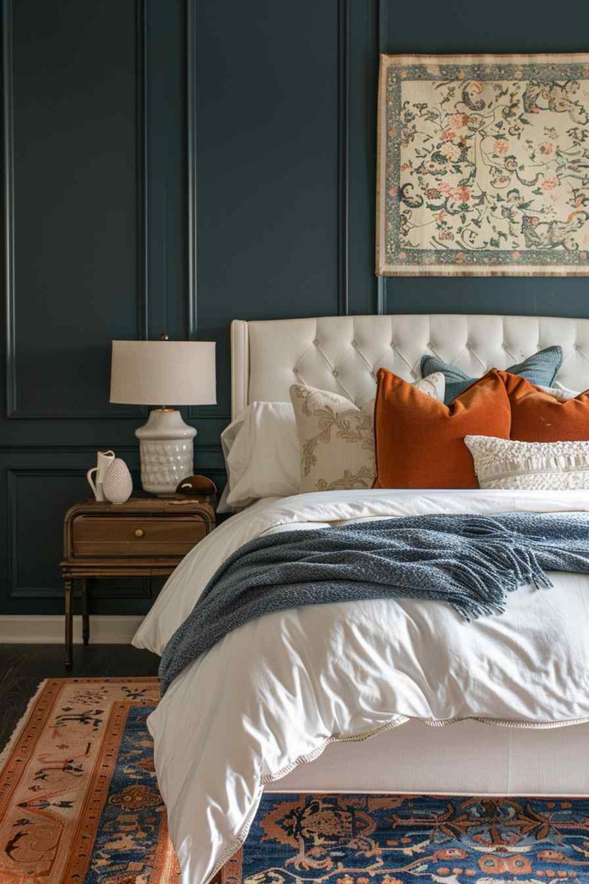 bedroom boho rococo