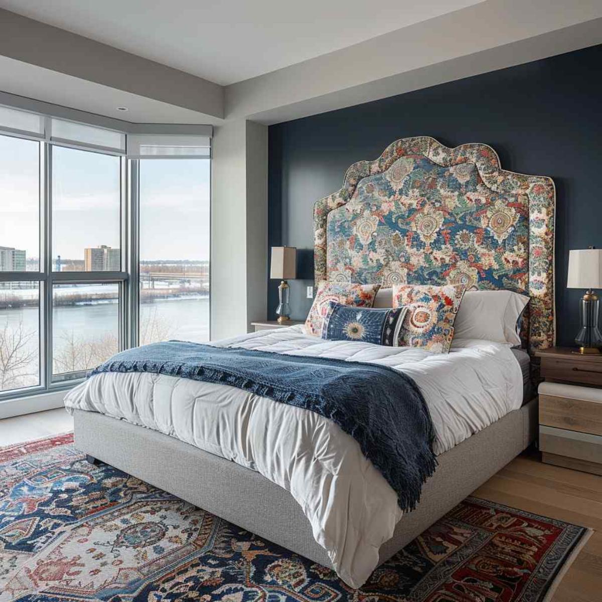 bedroom boho rococo
