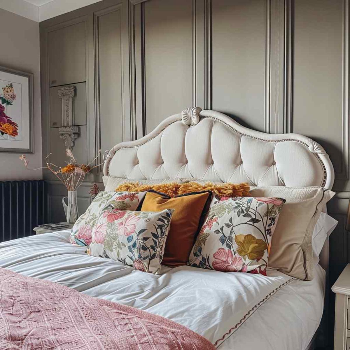 bedroom boho rococo