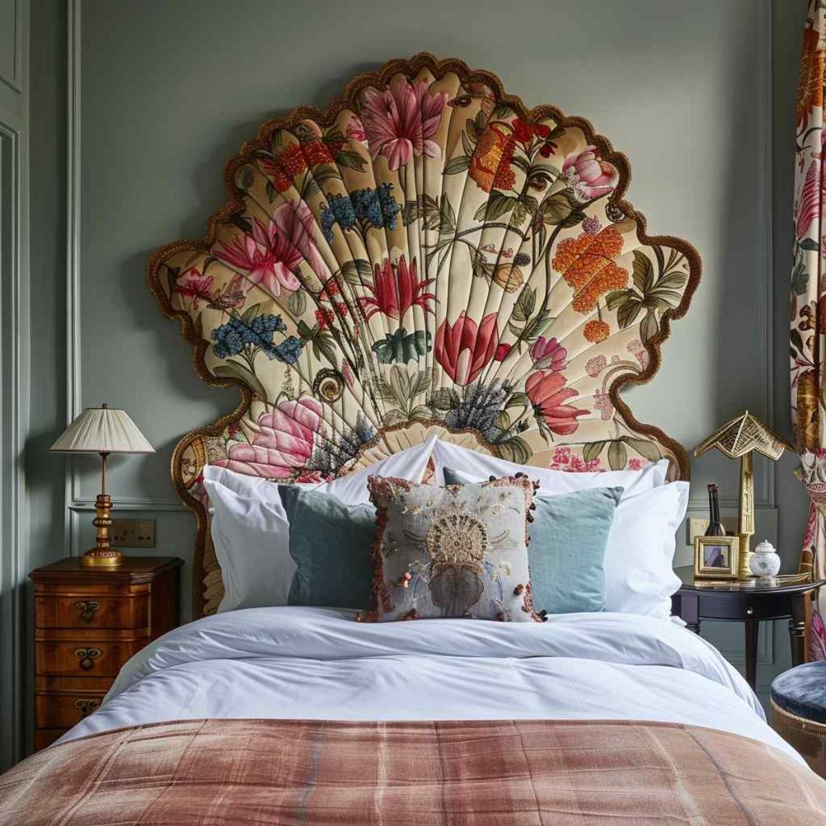 bedroom boho rococo