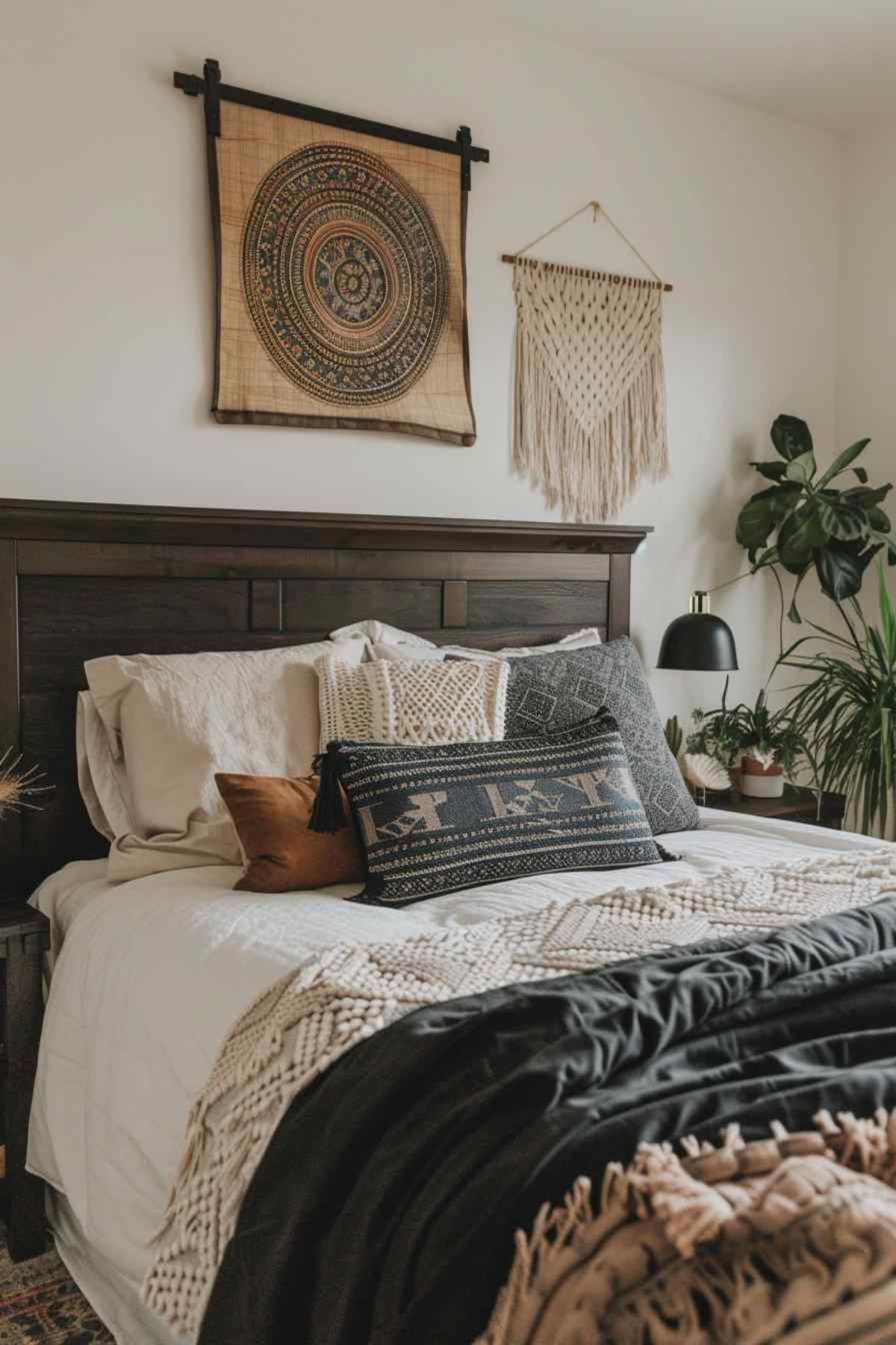 bedroom boho rococo