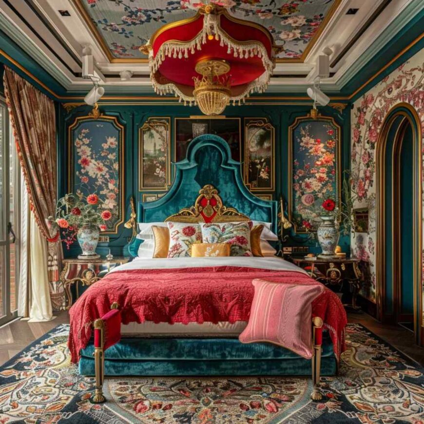 32 Bedrooms Where French Country Meets the Boldness of Maximalist ...