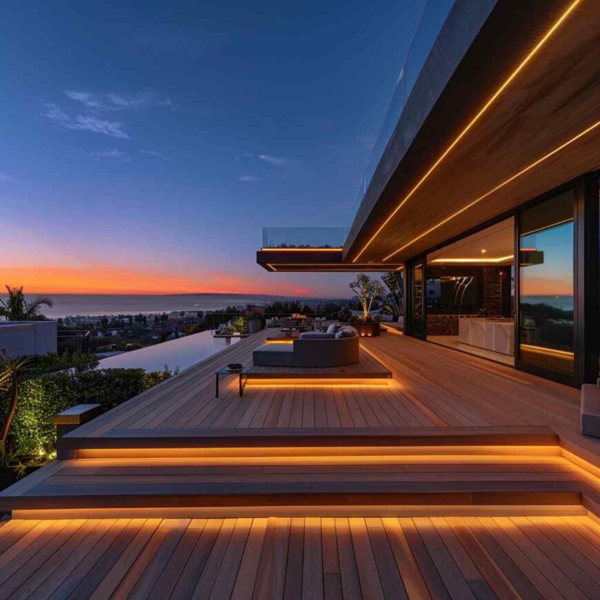 36 Outdoor Decks Illuminated with Integrated Lighting (Concept Designs ...