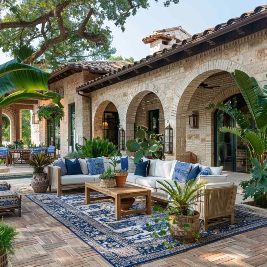 28 Outdoor Decks Weave Together Mediterranean Warmth and Tropical ...