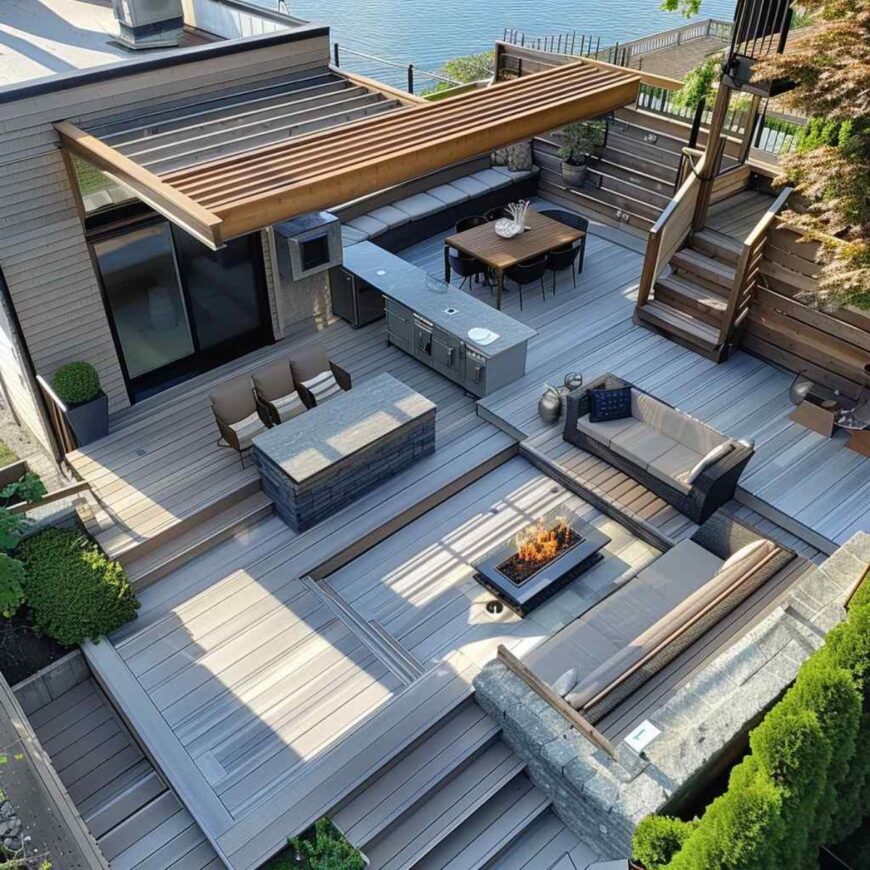 32 Expansive Decks that Nestle into the Outdoor Landscape (Concept ...
