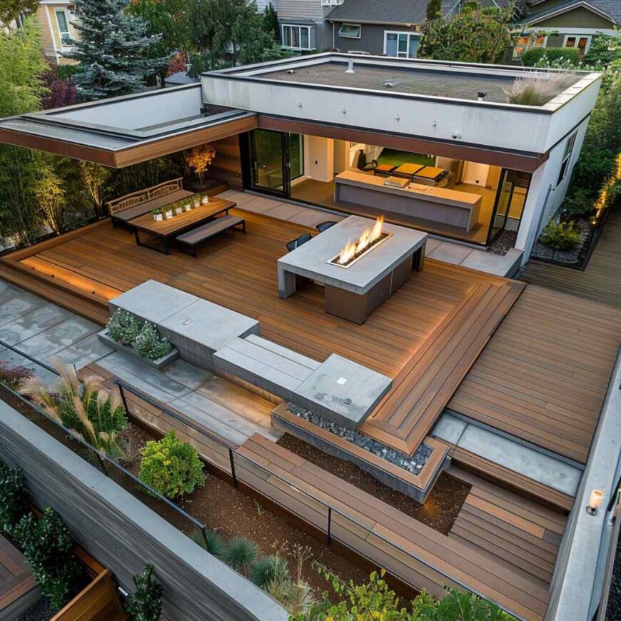 32 Expansive Decks that Nestle into the Outdoor Landscape (Concept ...