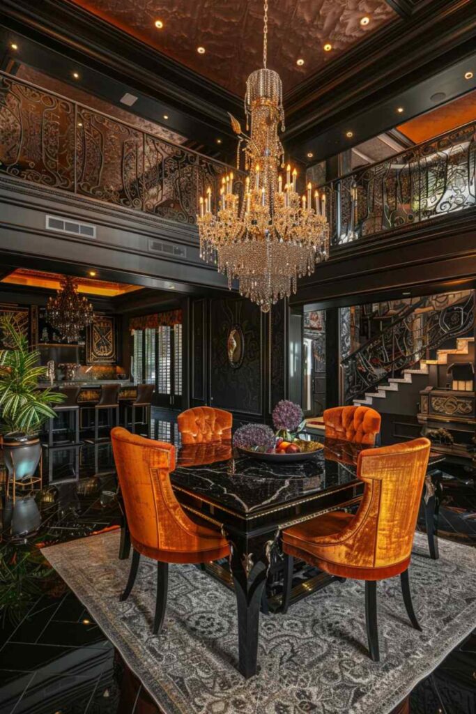 28 Dining Rooms Feast on Bold Fusion of Opulent Styles (Concept ...