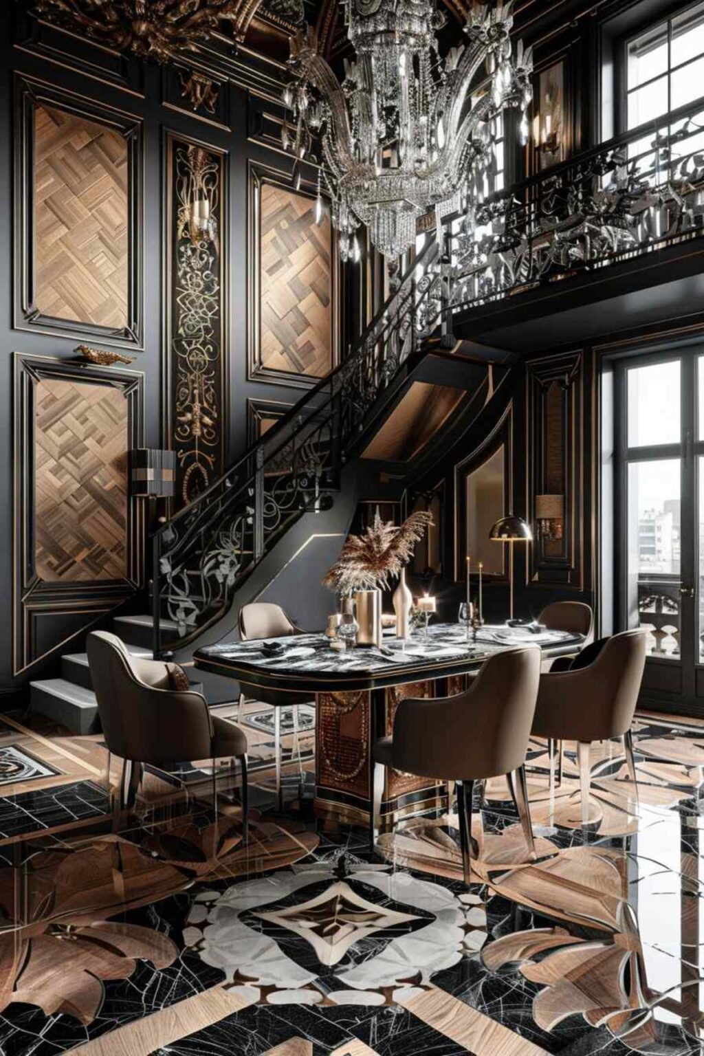 28 Dining Rooms Feast on Bold Fusion of Opulent Styles (Concept ...