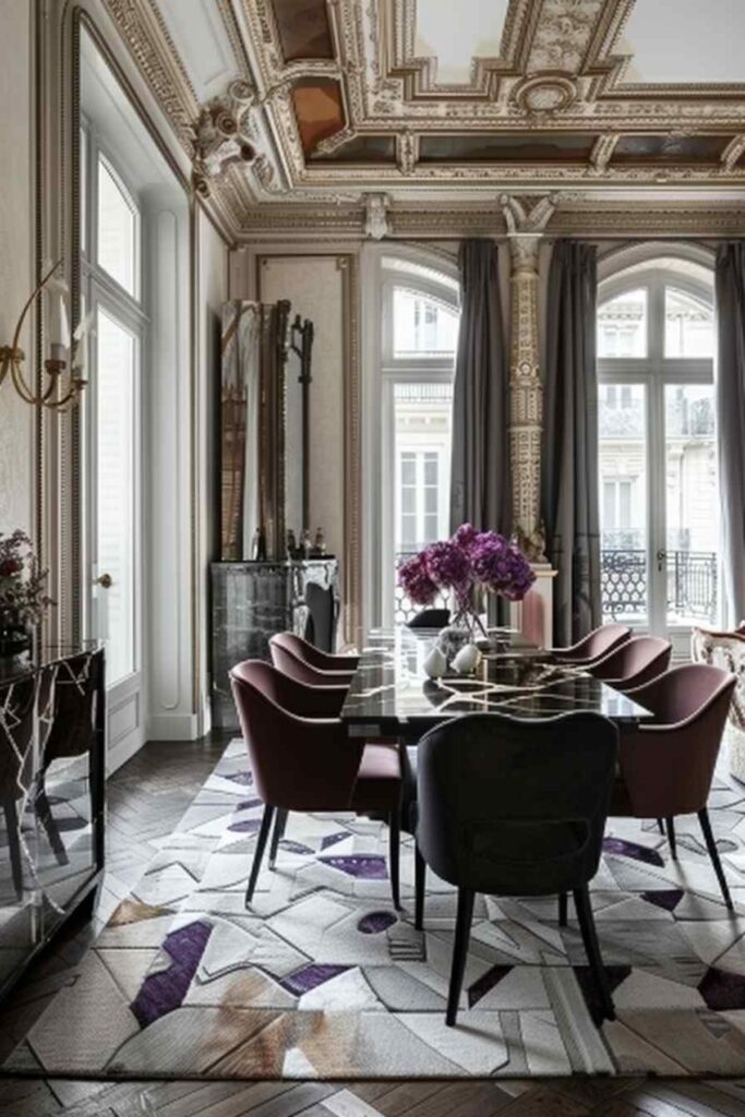 28 Dining Rooms Feast on Bold Fusion of Opulent Styles (Concept ...