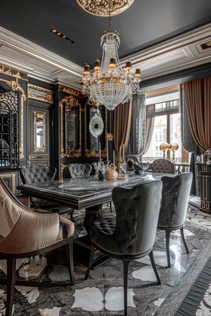 28 Dining Rooms Feast on Bold Fusion of Opulent Styles (Concept ...