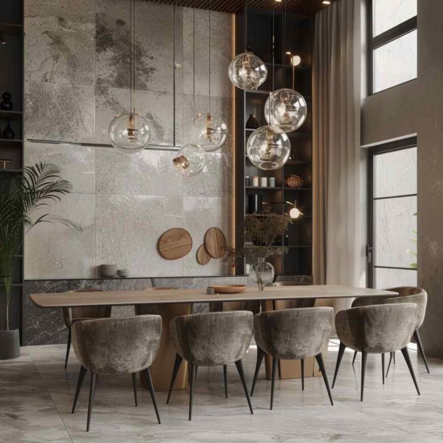 32 Dining Rooms Explore the Delicate Balance of Texture and Tone ...