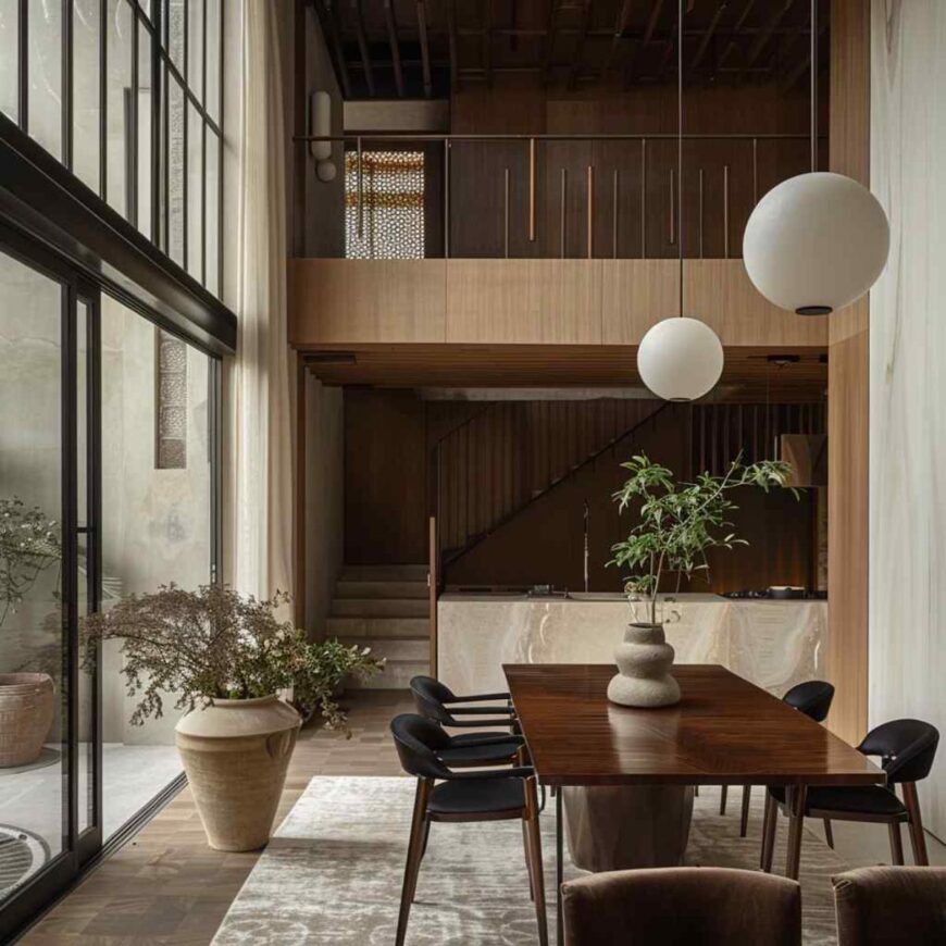 31 Dining Room Ideas that Blend Japandi and Contemporary Aesthetics ...