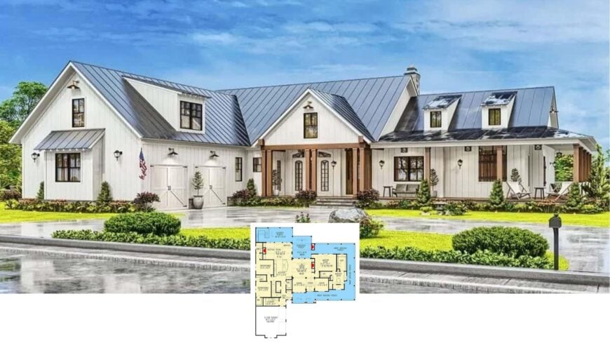 Discover the Contemporary Charm of This Contemporary Farmhouse