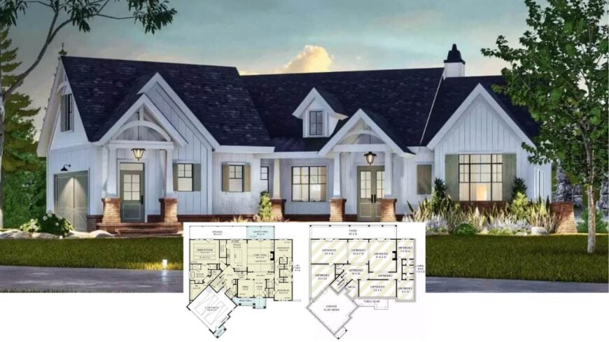 Unveil the Beauty of this Sophisticated Craftsman Home with Brick Accents