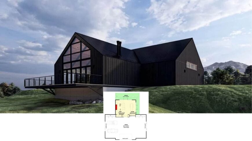Experience Rustic Contemporary Bliss with This Striking Barn-Style Home
