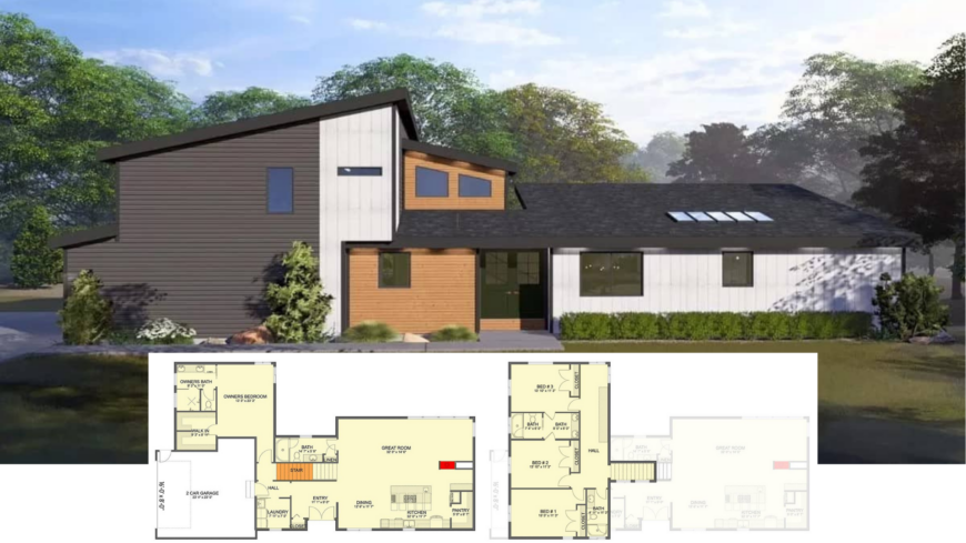 Step Inside This Striking Contemporary Retreat with Skylit Style