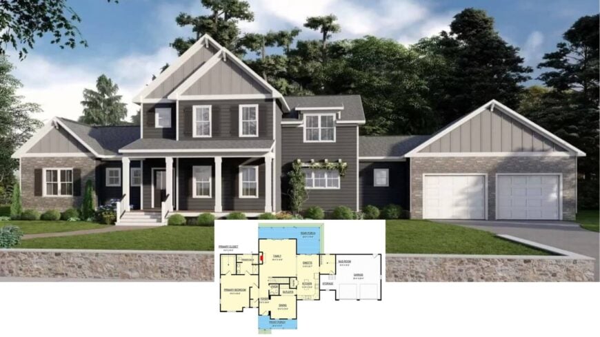 Tour a Timeless Craftsman with Versatile Living Spaces