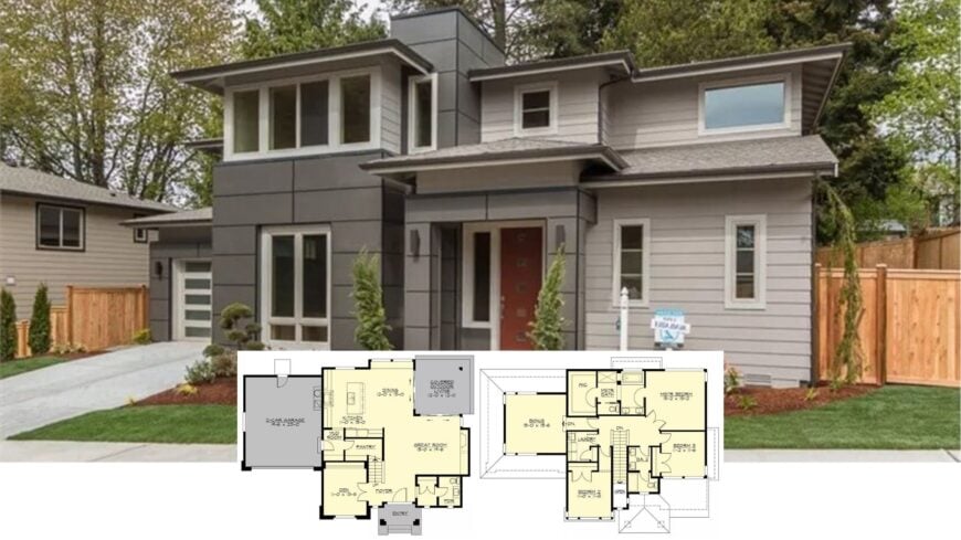 Step Inside This Contemporary Marvel: A Home That Combines Style with Practicality