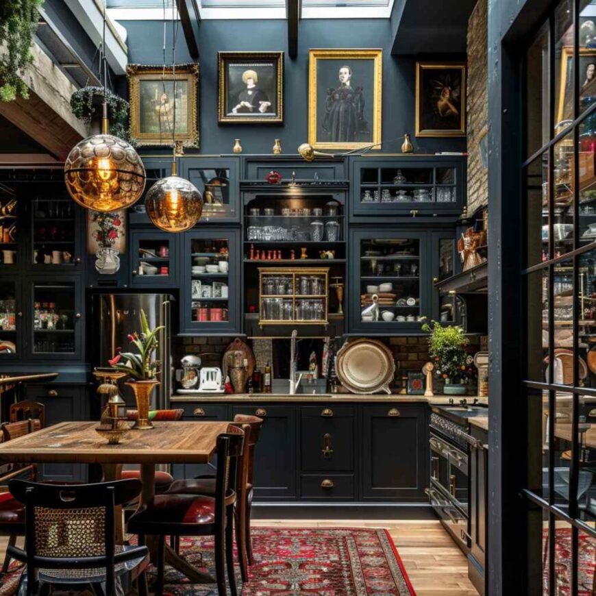 28 Kitchens Embrace the Rich Textures of Baroque, Glam and Rococo ...