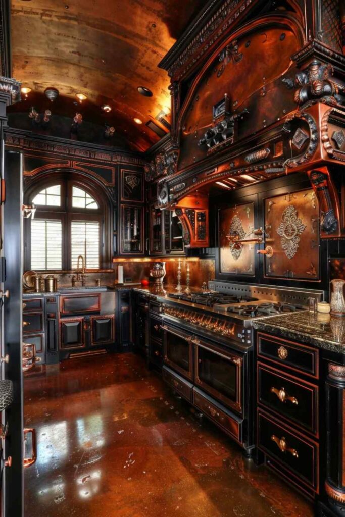 28 Kitchens Embrace the Rich Textures of Baroque, Glam and Rococo ...