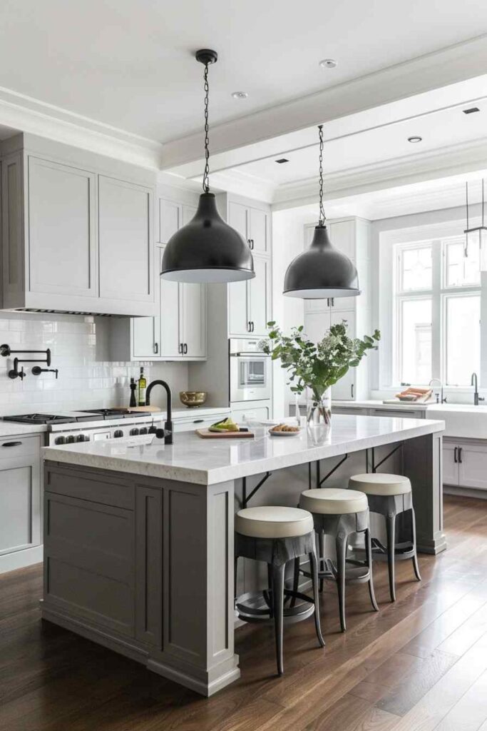 28 Transitional Kitchen Ideas Create Timeless Elegance (Concept ...