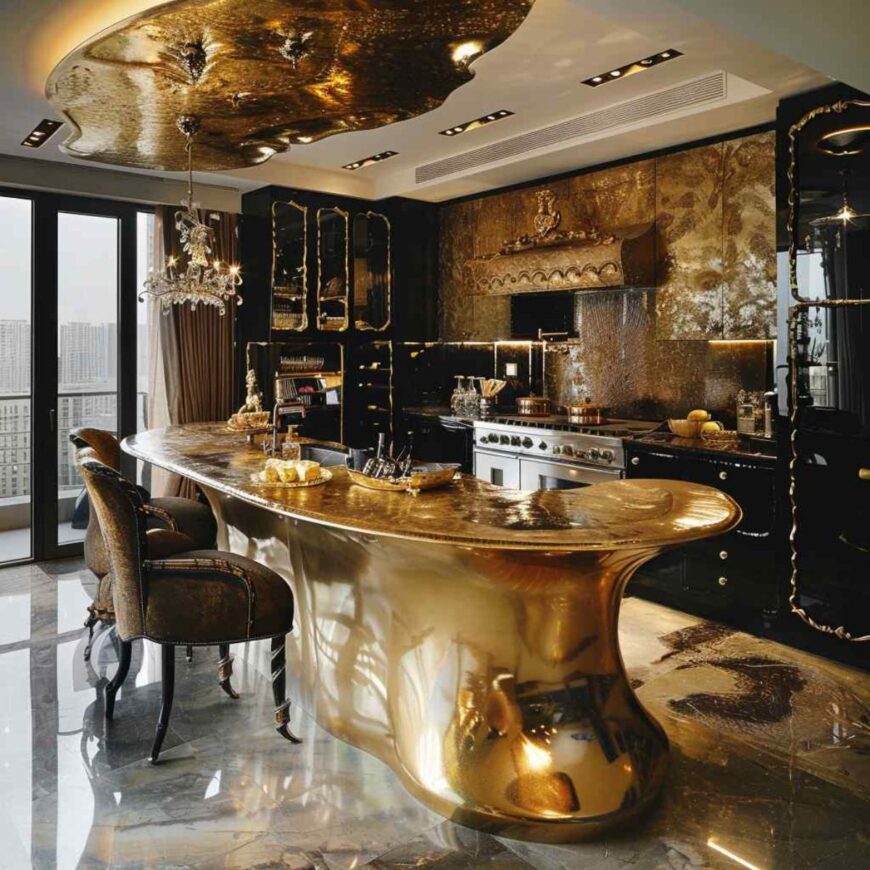 20 Kitchens Mix Steampunk Grit with Rococo Sparkle (Concept Interiors ...