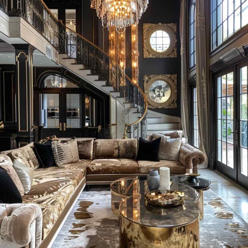 23 Living Rooms Where the Ornamental Meets the Opulent (Concept ...