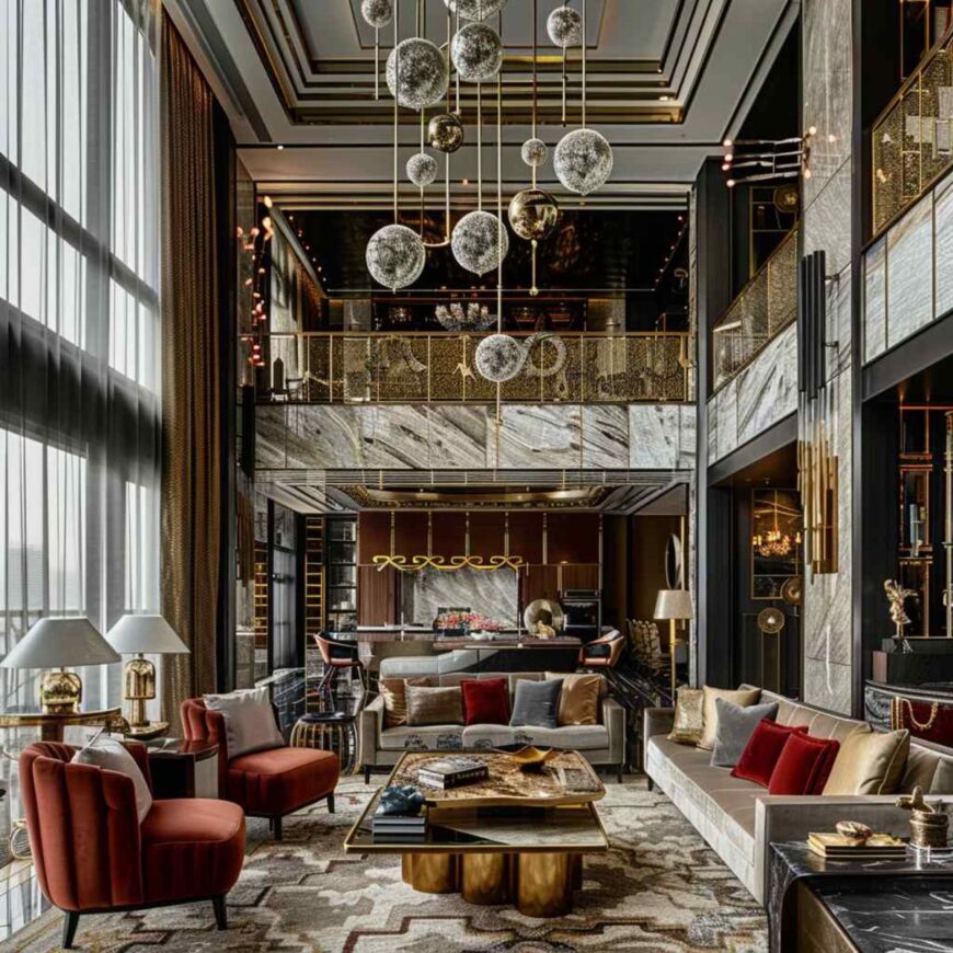 23 Living Rooms Where the Ornamental Meets the Opulent (Concept Interiors)