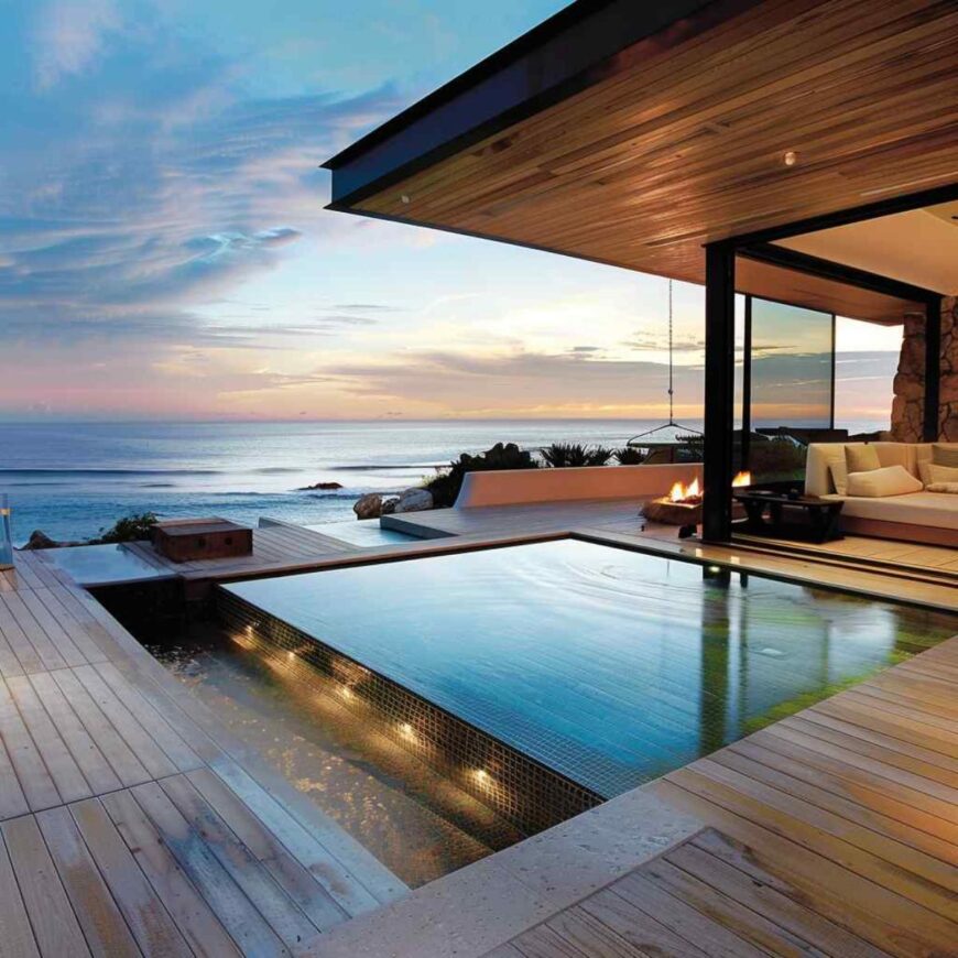 32 Outdoor Deck Layouts that Integrate Water Features (Concept Designs ...