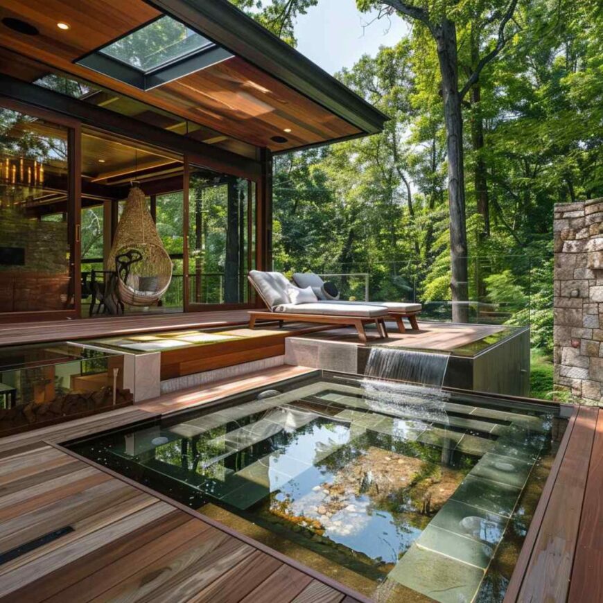 32 Outdoor Deck Layouts that Integrate Water Features (Concept Designs ...