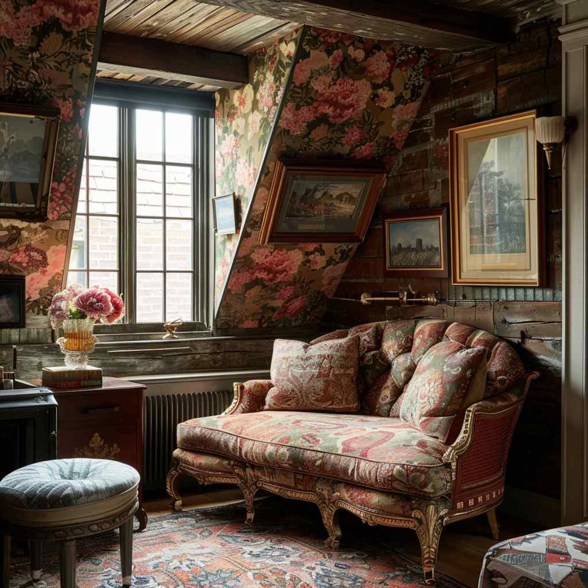 rococo cozy attic