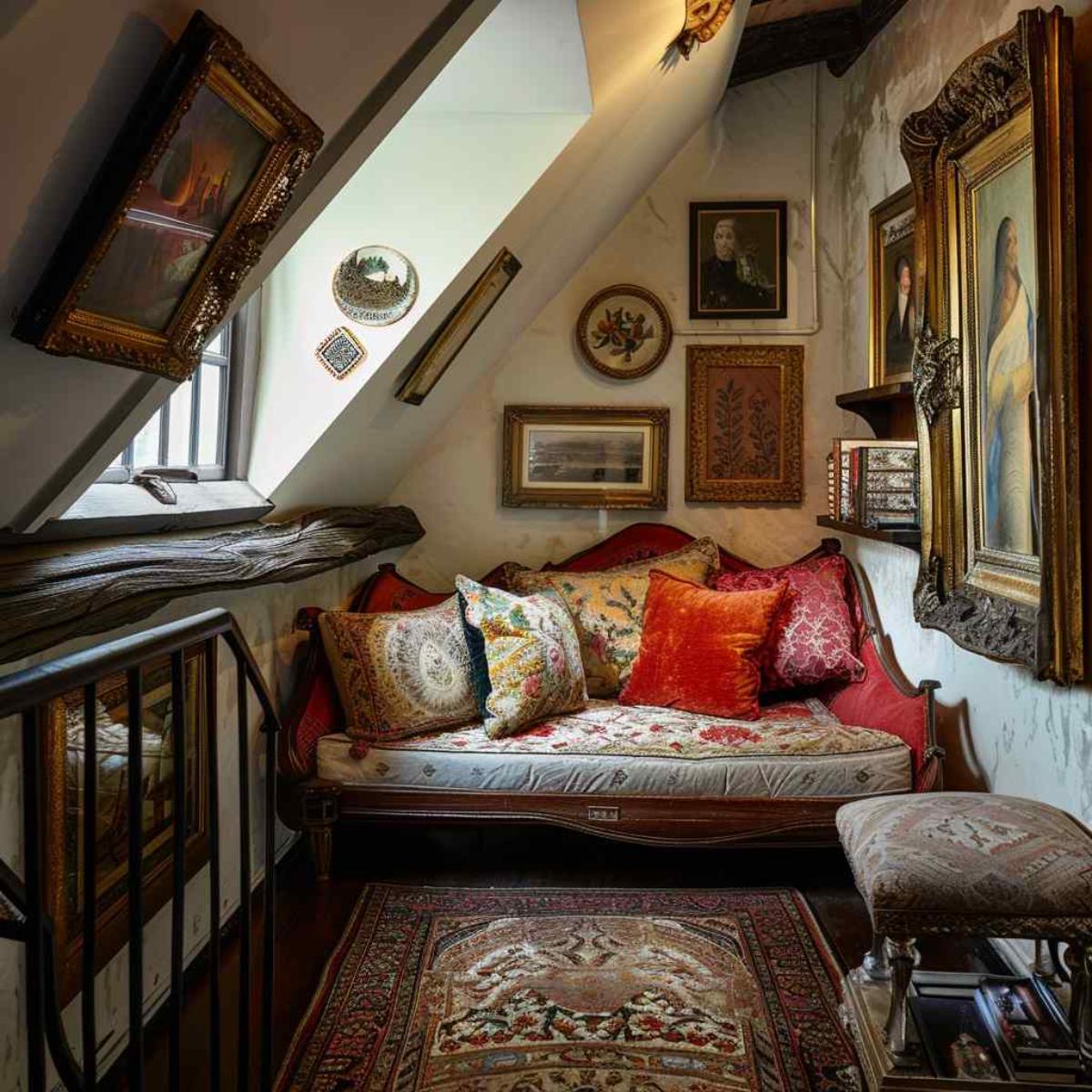 rococo cozy attic