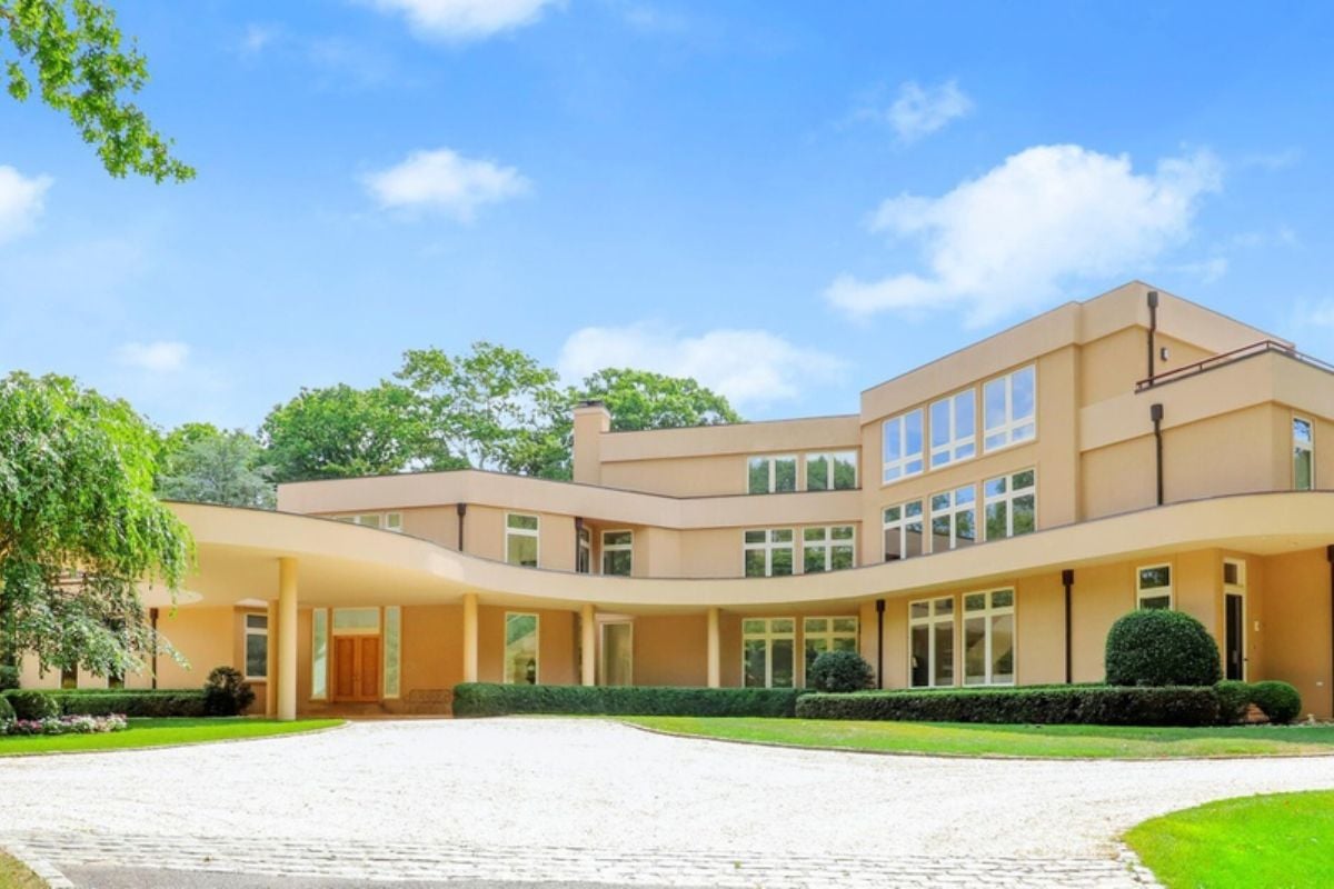 The exterior of the property