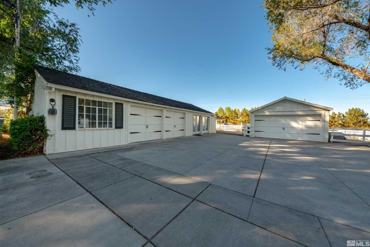 A concrete courtyard.