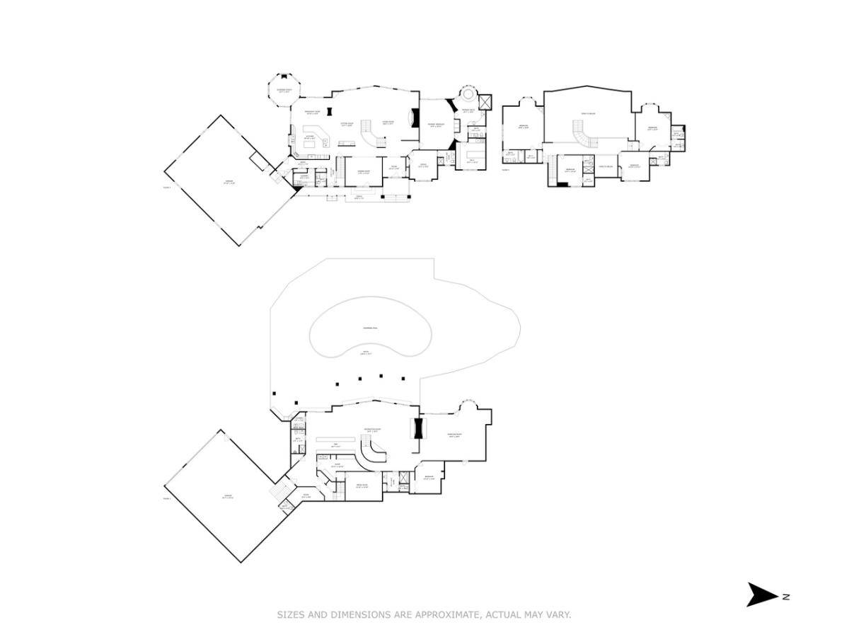 Floor plan of the house.