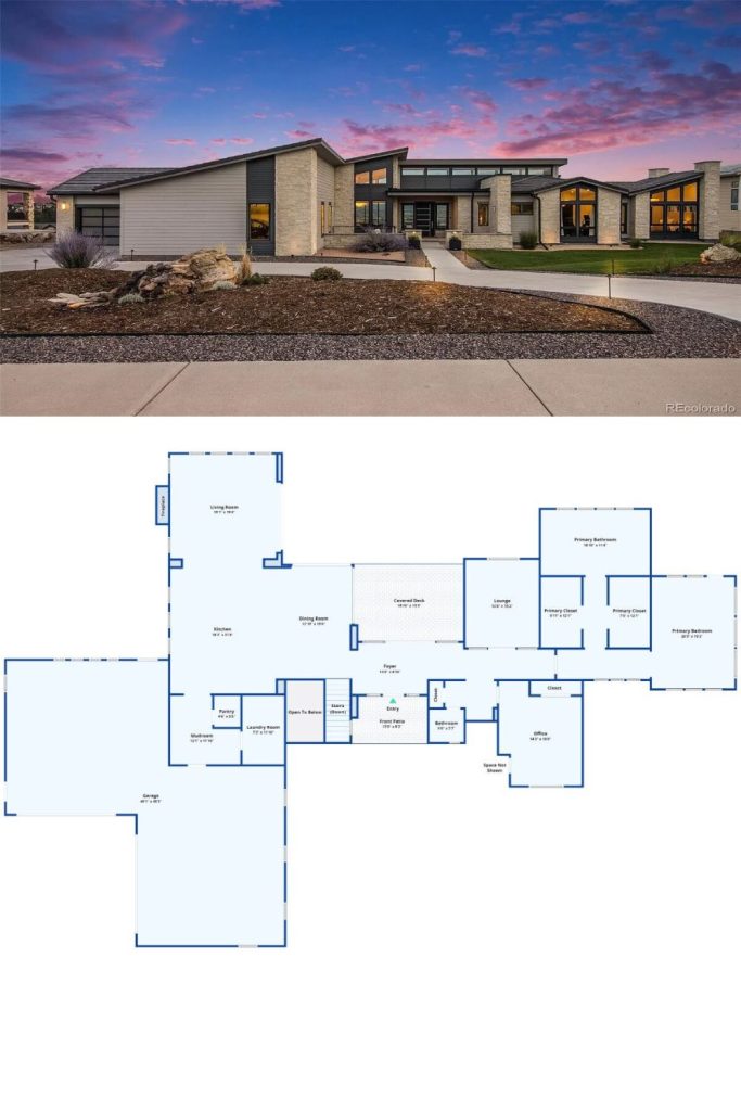 4-Bedroom Modern Designer Mansion (6,413 Sq. Ft. Floor Plan)