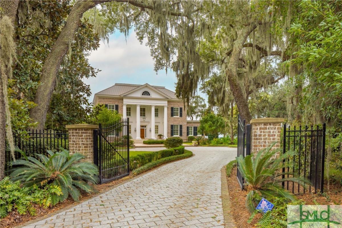 Front gate entry of the property.