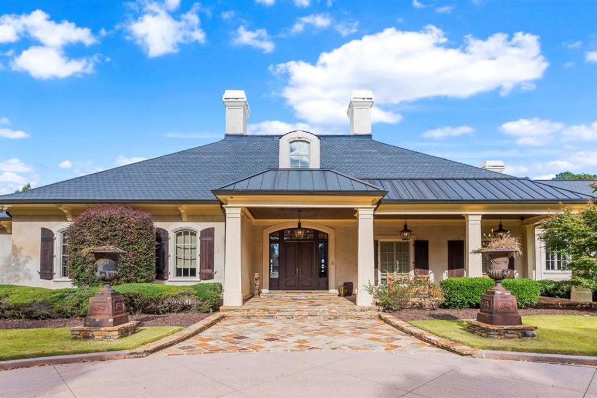Front door entry of the house.