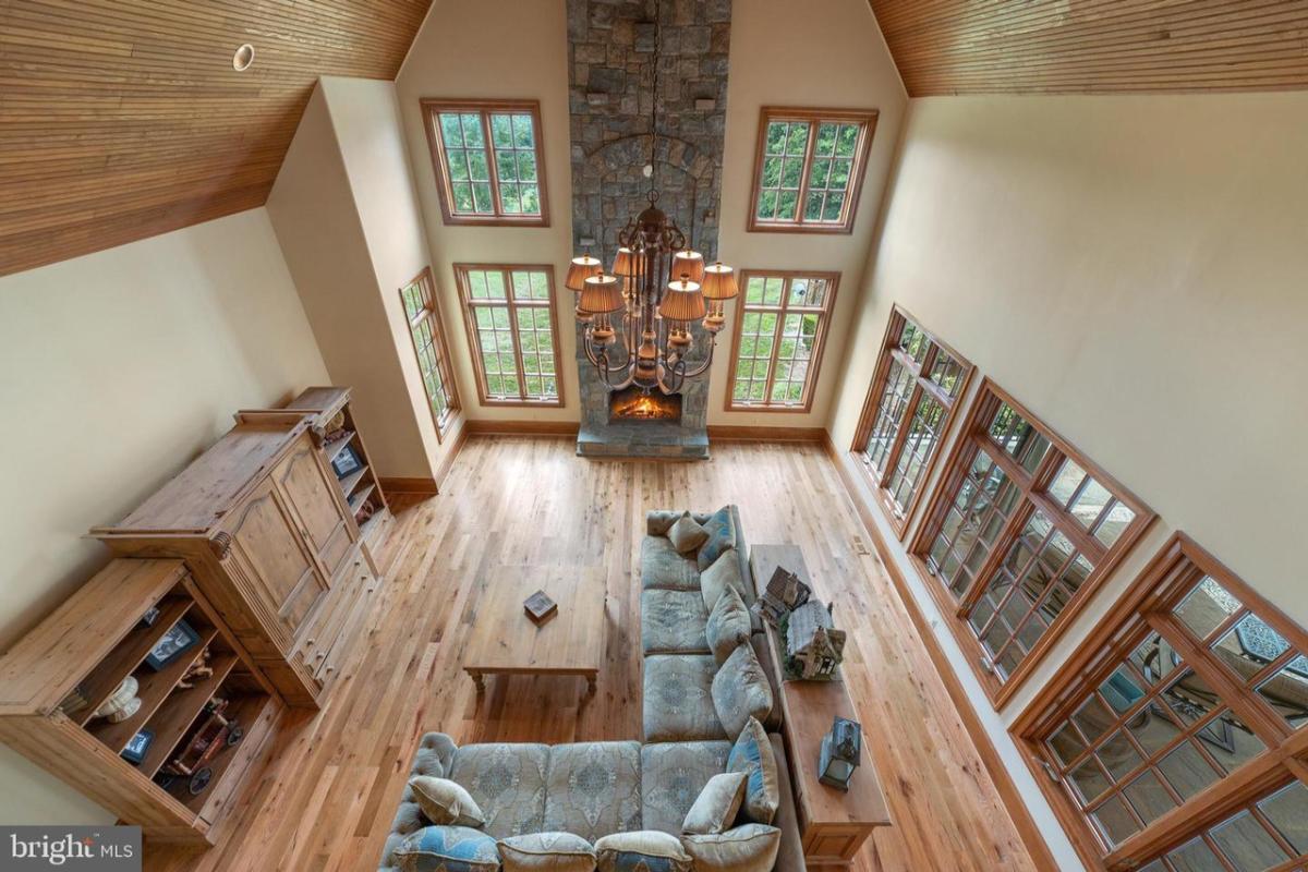 Top view of the living room