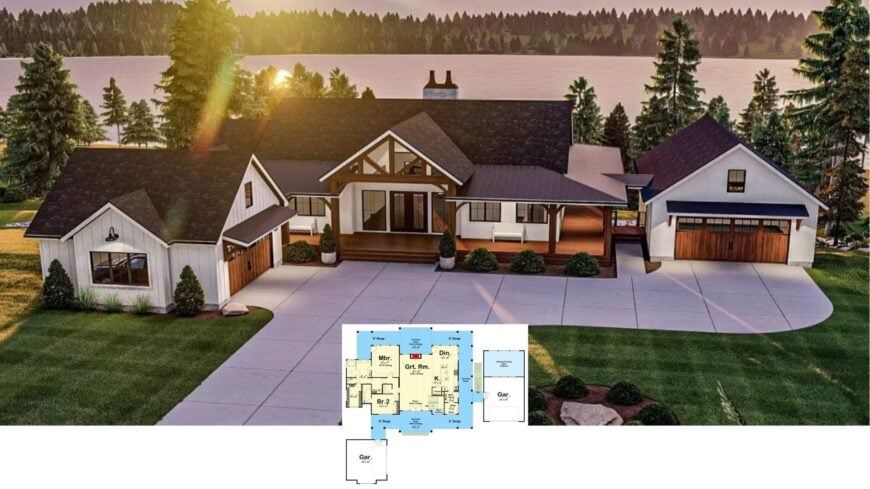 Experience the Elegance of Lakeside Living in This Captivating Craftsman Home