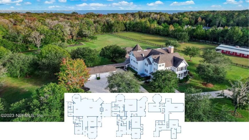 Discover the Charm of This Expansive Estate Nestled in Tranquil Greenery