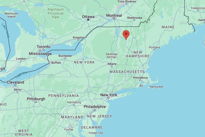 Montpelier, Vermont map