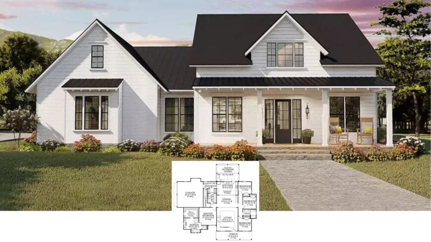 Tour This Stylish Farmhouse with Timeless Features and Contemporary Flair